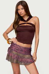 Rivera Ring Cut Out Top