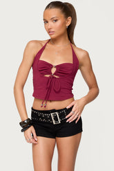 Ayana Layered Bandeau Halter Top