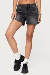 Scottie Low Rise Denim Shorts