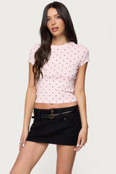 Lorenzo Polka Dot T Shirt