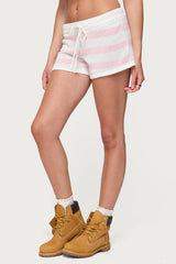 Amaris Striped Knit Shorts