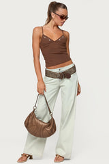 Holland Bead V Neck Tank Top