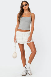 Lora Tiered Mini Skirt