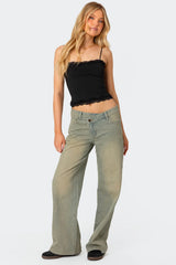 Cruella Lace Trim Tank Top