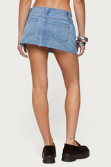 Lury Denim Mini Skort