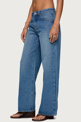 Ery Mid Rise Baggy Jeans