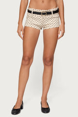 Twyla Polka Dot Stretch Shorts