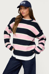 Conrad Striped Knit Sweater
