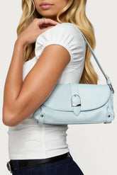 Flirty Faux Leather Shoulder Bag