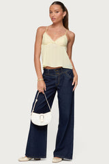 Meredith Low Rise Wide Leg Jeans