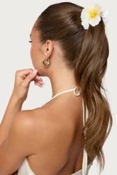 Hibiscus Flower Claw Clip