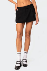 Tailored Mini Skirt
