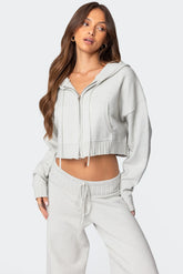 Russell Knit Hooded Cardigan