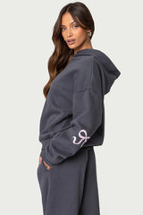 Bonney Bow Detail Hoodie