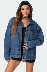 Dalia Oversized Denim Jacket