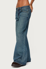 Heartly Low Rise Baggy Jeans