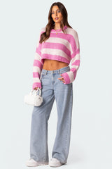 Ozzy Cropped Knitted Sweater