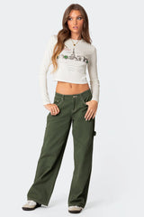 Brenda Low Rise Baggy Carpenter Jeans