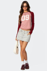 09 Raglan Long Sleeve T Shirt