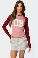 09 Raglan Long Sleeve T Shirt
