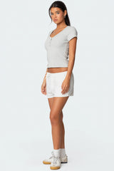 Leslie Linen Look Shorts