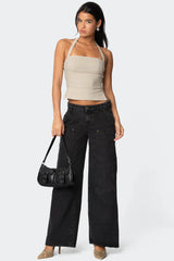 Ayla Low Rise Baggy Carpenter Jeans