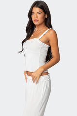 Sylvia Pointelle Tank Top