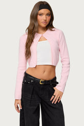 Jayne Split Front Knit Cardigan