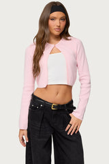 Jayne Split Front Knit Cardigan