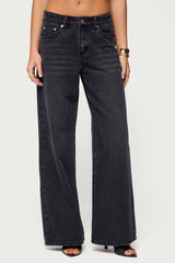 Ery Mid Rise Baggy Jeans