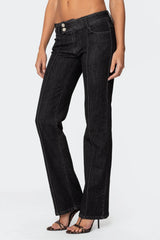 Avril Low Rise Bootcut Jeans