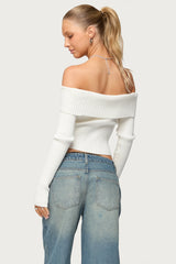 Lauren Knit Fold Over Top
