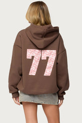 Leopard 77 Oversized Hoodie