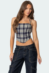 Leon Plaid Corset