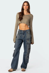 Adana Low Rise Baggy Cargo Jeans