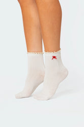 Holiday Ribbed Socks