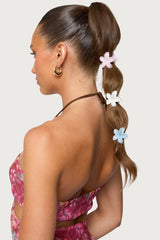 Mini Flower Hair Clip Pack