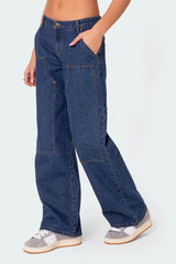 Ayla Low Rise Baggy Carpenter Jeans