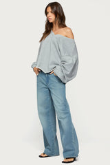 Raelynn Washed Low Rise Baggy Jeans