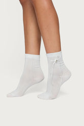 Bow & Heart Socks