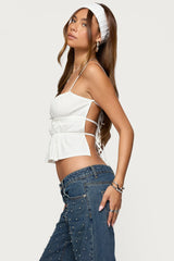 Adler Tiered Backless Top