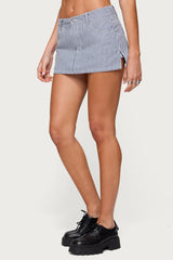 Liliane Striped Mini Skort