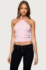 Hollis Knit Halter Top