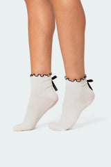Frill & Bow Socks