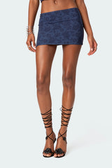 Amal Printed Mini Skirt