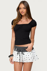 Oleana Gathered Bust Top