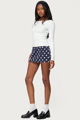 Noreen Polka Dot Mini Skort