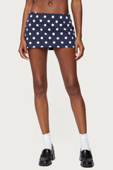 Noreen Polka Dot Mini Skort