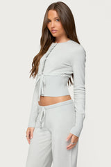 Embryn Button Up Knit Cardigan