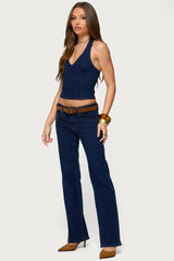 Jemima Low Rise Straight Leg Jeans